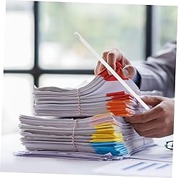NUOBESTY 25pcs Metal Hanging File Bars Document