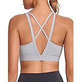 RUNNING GIRL High Impact Sports Bras for Women, High Support Running Sports Bra Moulded Cup Strappy Sports Bras