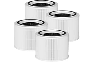 CARMERNY 14 True HEPA Filters Replacement Compatible with 240 Air Cleaner Purifier, 4 Pack