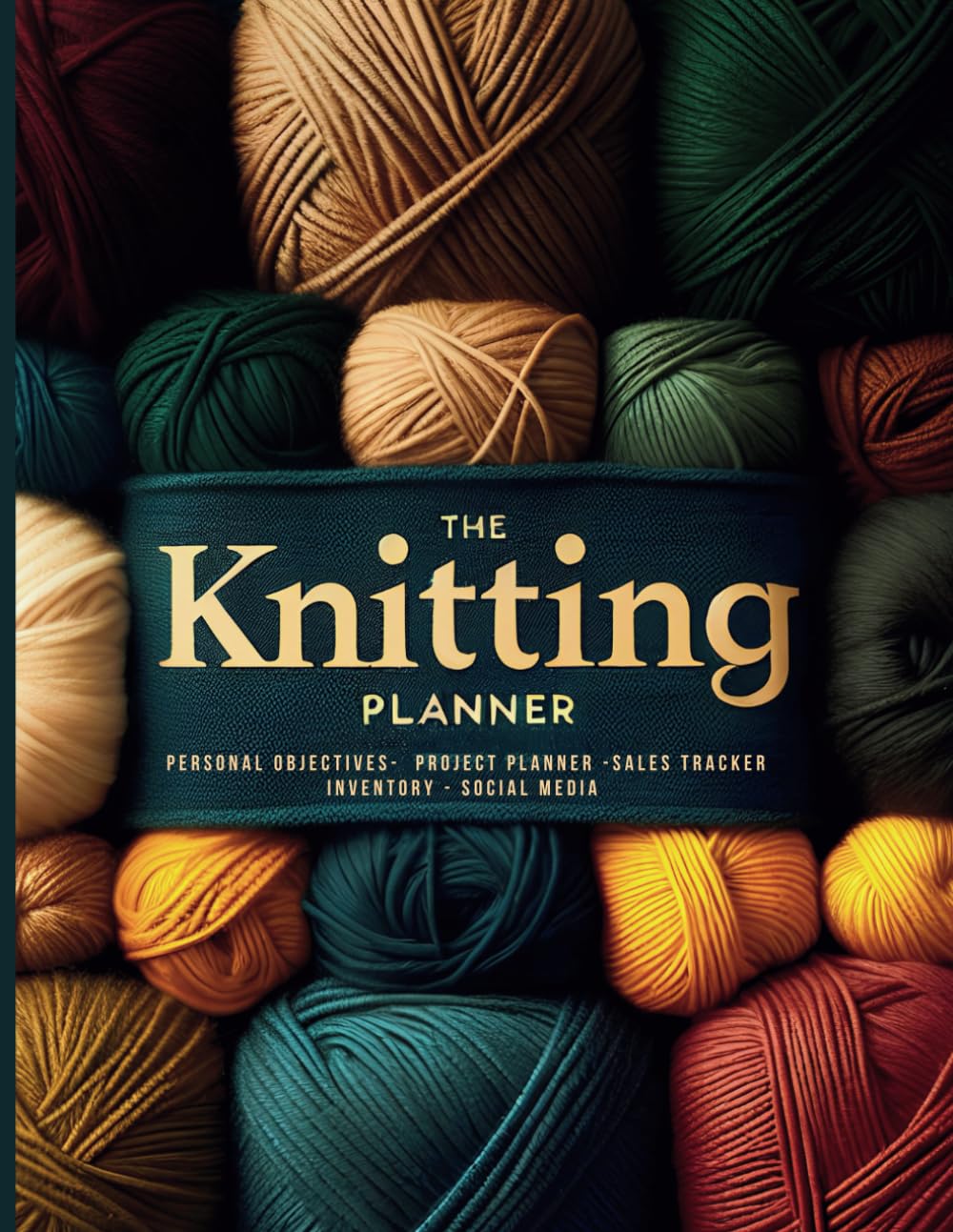 The Knitting Planner: Ultimate Project Organizer Notebook Journal- 63 Projects (Dual-page layout): Inventory log book ( Yarn Stash and more) , Sales Tracker, and Social Media Included