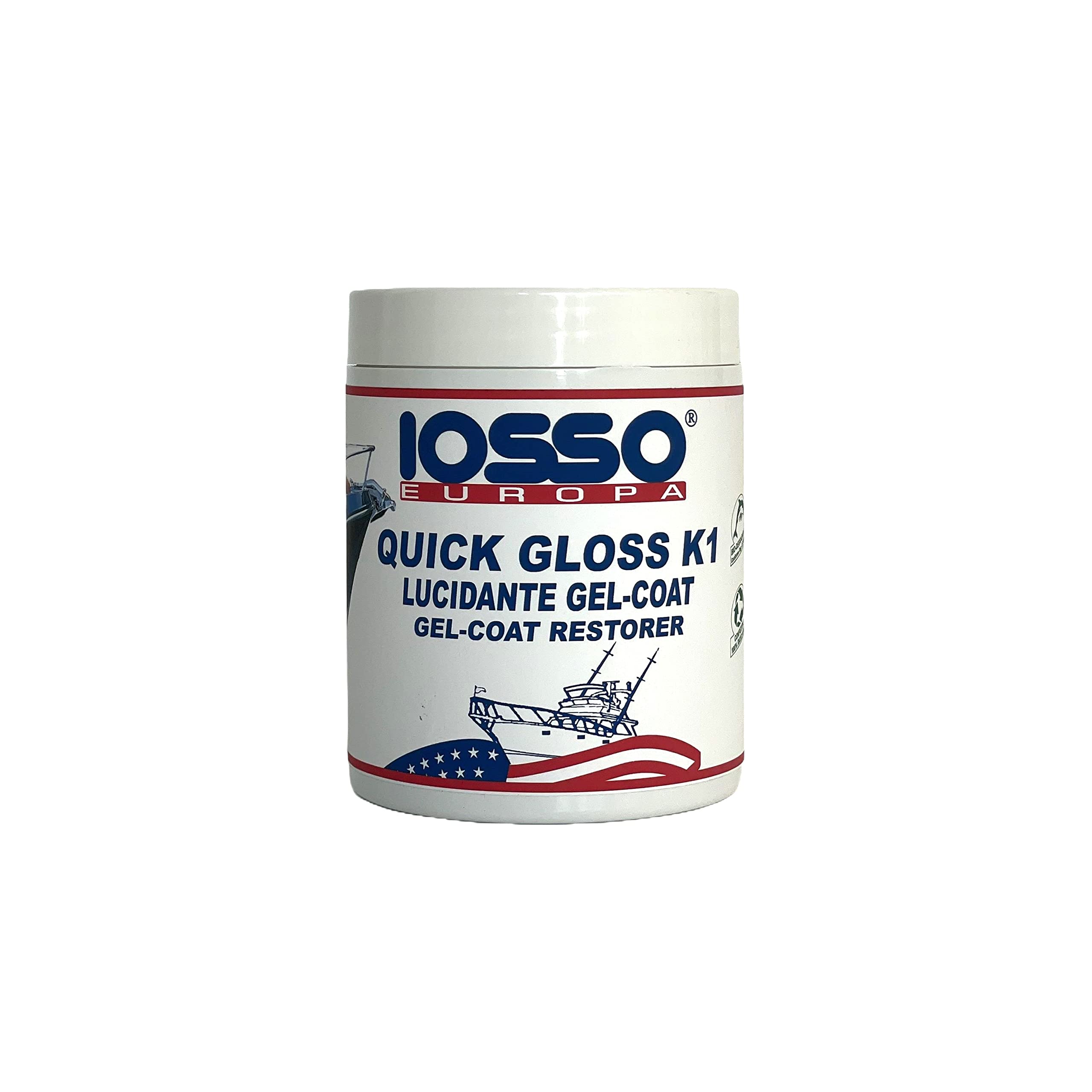 Iosso Quick Gloss K1 Fiberglass Polishing Paste 500 ml