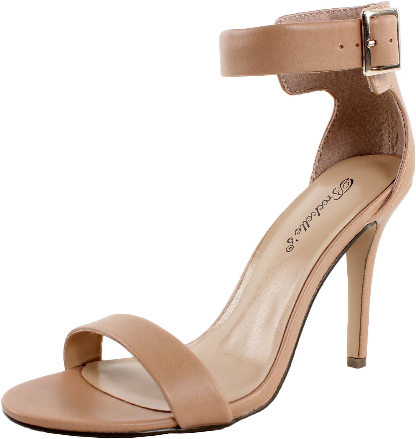 Breckelle's Women's Open Toe Ankle Strap Platform Heel Sandals