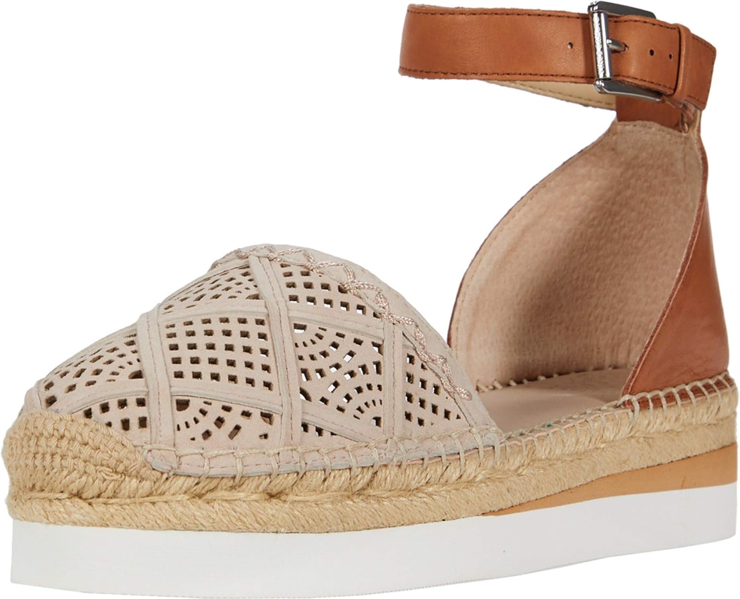 vince camuto breshan ankle strap espadrille wedge