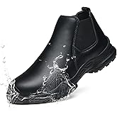 PJZHJ Non Slip Shoes for Men Oil-Proof and Waterproof Chef Shoes Comfortable Slip Resistant Work Shoes for Kitchen Hospital