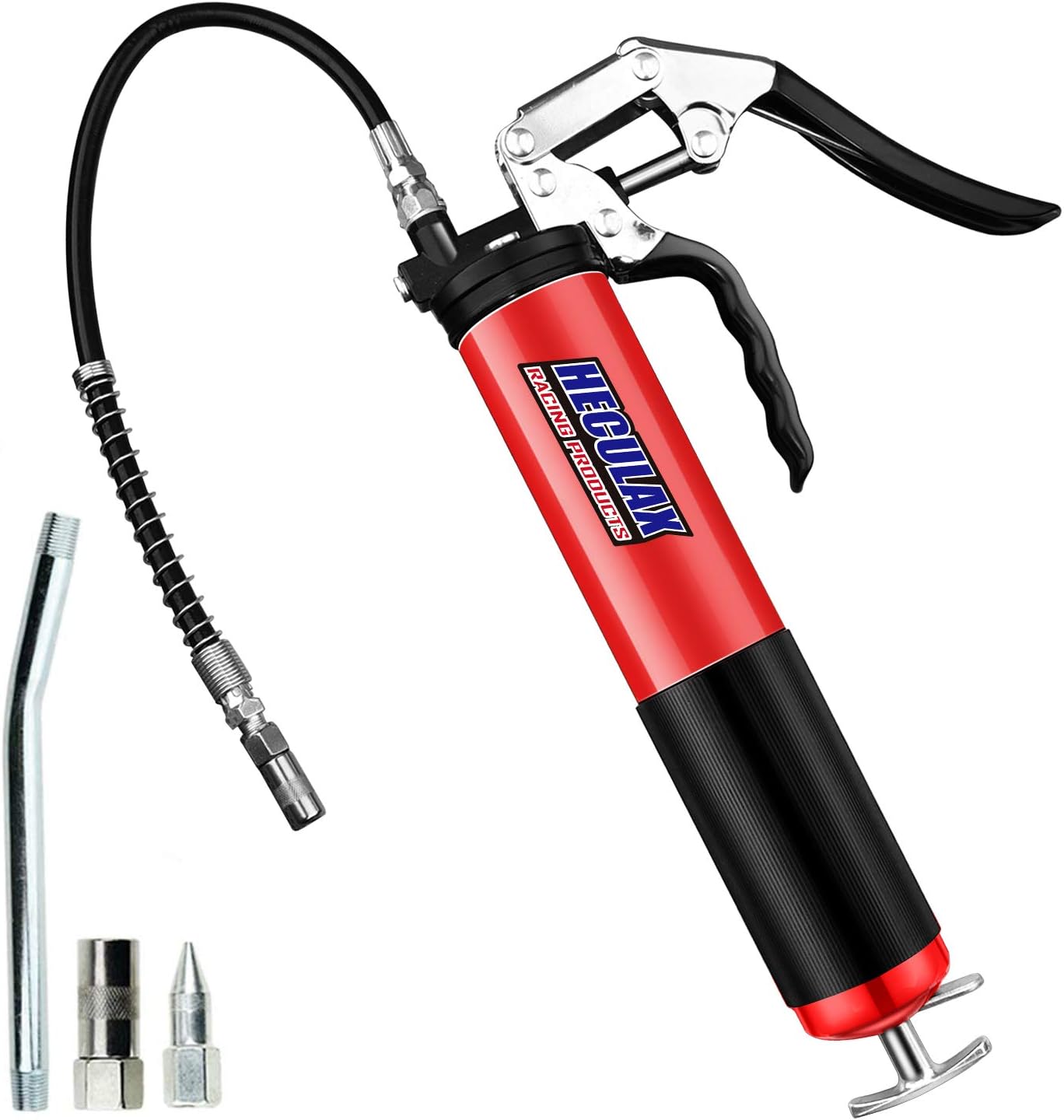 Megaflint Grease Gun, Heavy Duty Pistol Grip Grease Gun Set