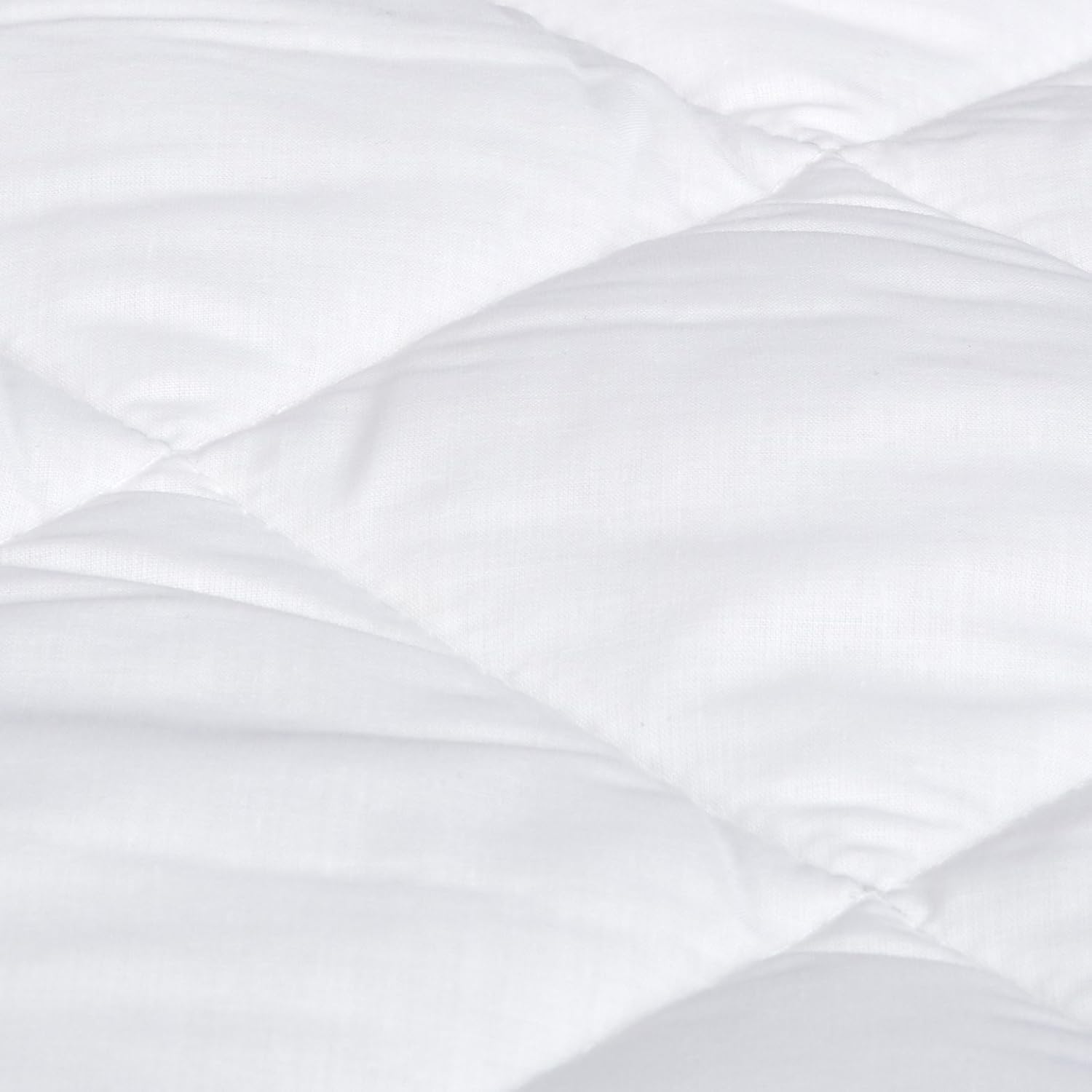 Basics Hypoallergenic Quilted Mattress Topper Pad Cover - 18 Inch Deep, Full: Home & Kitchen