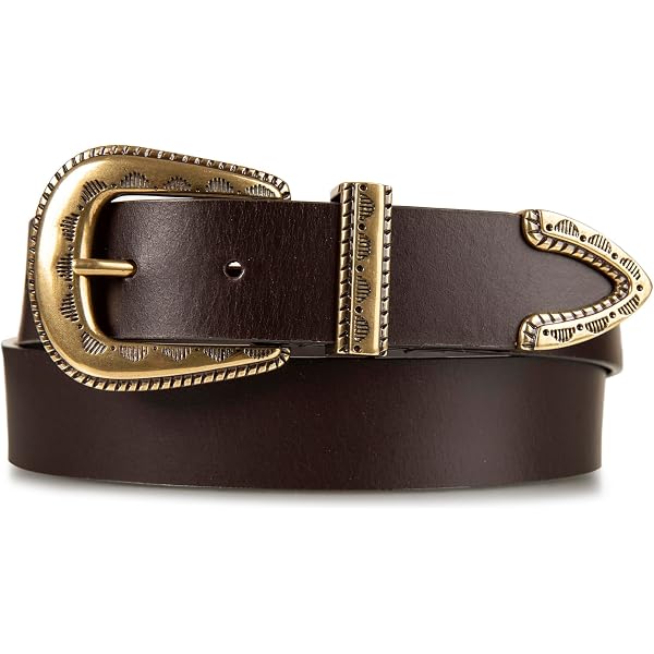 Vintage Women’s Gold Tone Leaves Buckle with Genuine Dark Brown Snake Skin Belt VINTAGE Snakeskin Belt Womens Small Brown Leather Gold  main image 3