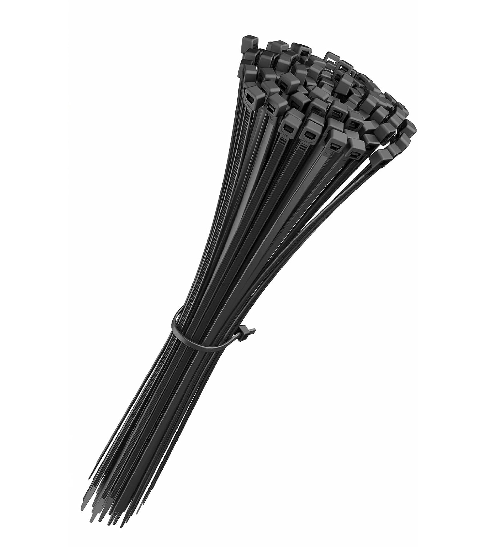 Kippen 9015EK Pack of 50 Black Cable Ties 300x4.8 mm