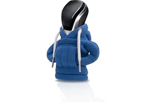 Lohca Car Gear Shift Knob Cover Hoodie, Gear Stick Knobs Cover, Car Shifter Cover, Cute Car Interior and Automotive Accessories, Blue