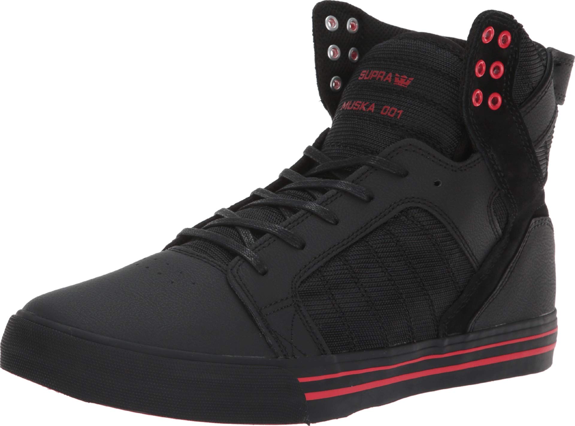 supra skytop black red
