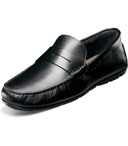 Amazon.com | Florsheim Men's Lago Moc Toe Bit Driver, Black Milled