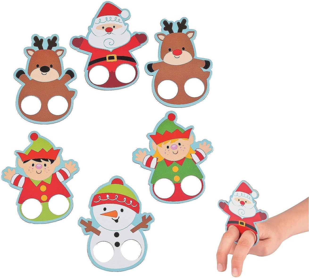 cardboard finger puppets