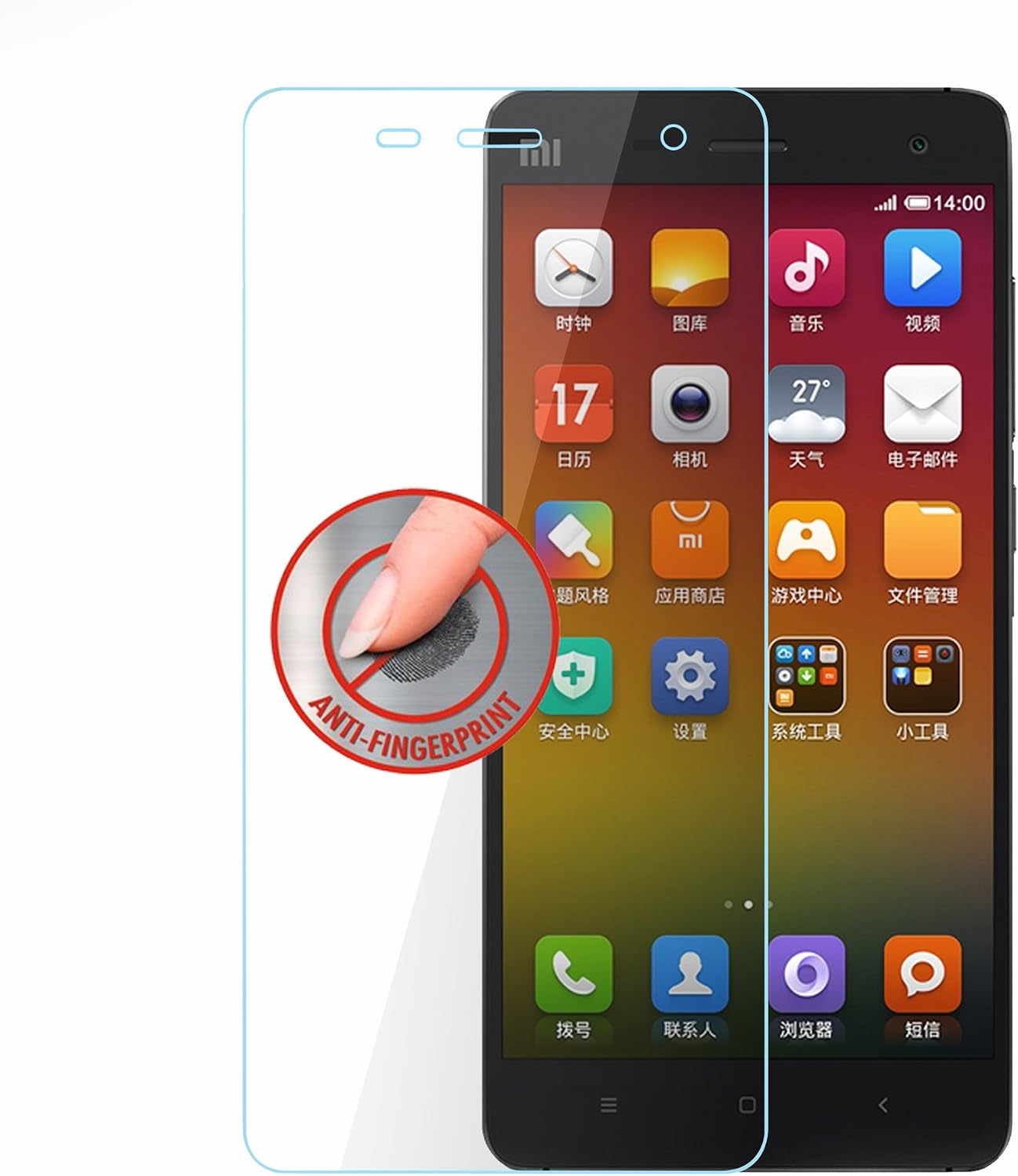 Cadorabo Tempered Glass works with Xiaomi 4 in HIGH TRANSPARENCY - Screen Protection 3D Touch Compatible with 9H Hardness - Bulletproof Display Saver - Image 5