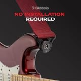 D'Addario Auto Lock Polypro Guitar Strap Black 2 Inch 35-55in view 3