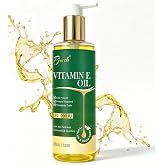 Pjordo 100% Pure Vitamin E Oil, 70,000 IU Organic Vitamin E for Scars, Skin, Face, Nails &amp; Hair, Cold-Pressed Body Oil Nourishes &amp; Moisturizes All Skin Types for Improving Skin Texture