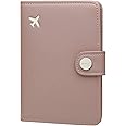 ZOPPEN Passport Holder Women, Passport Cover Travel Wallet Rfid Blocking Passport Wallet Cover Case Travel Essentials Document Organizer, Dusty Pink