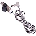 MyVolts Ripcord 7.5V USB to DC Power Cable, Center Positive, 1.5m, Black, 1 Count