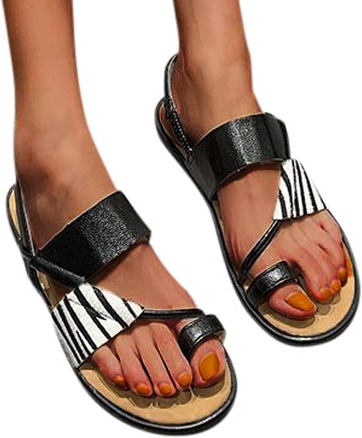 Amazon.com: Sandals for Women Casual Flat, 2021 Fashion Gladiator Sandals Summer Beach Roman 
