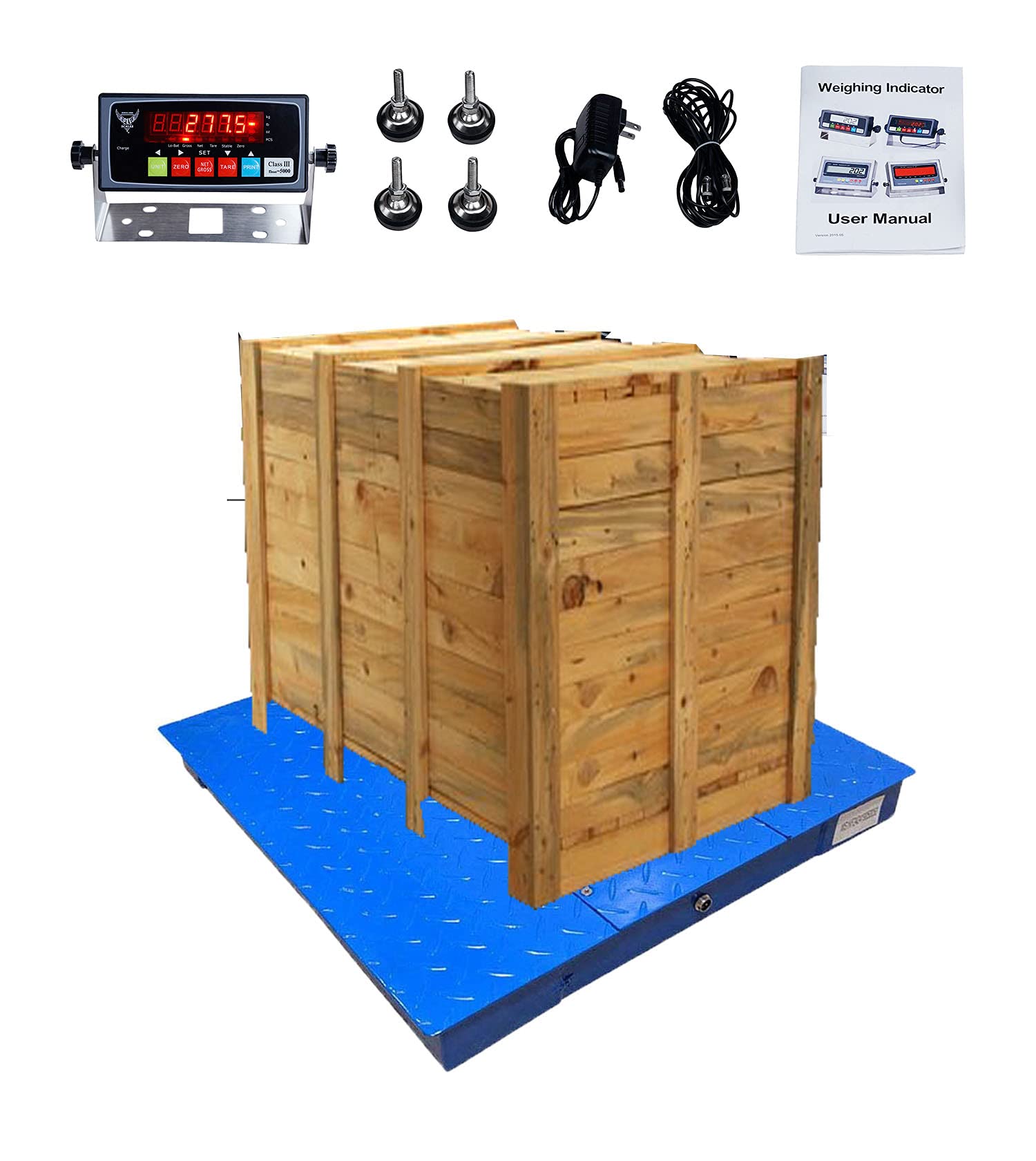 Photo 1 of FACTORY SEALED
Industrial Floor Scale, 48" x 48", 10000LB/1LB, PEC Focus on Industry for 60 Years