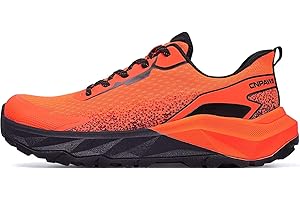 CNPAWS Men's Wide Toe Box Trail Running Shoes Wide Width Fashion Barefoot Walking Sneakers Tennis Workout Gym Cross Training 