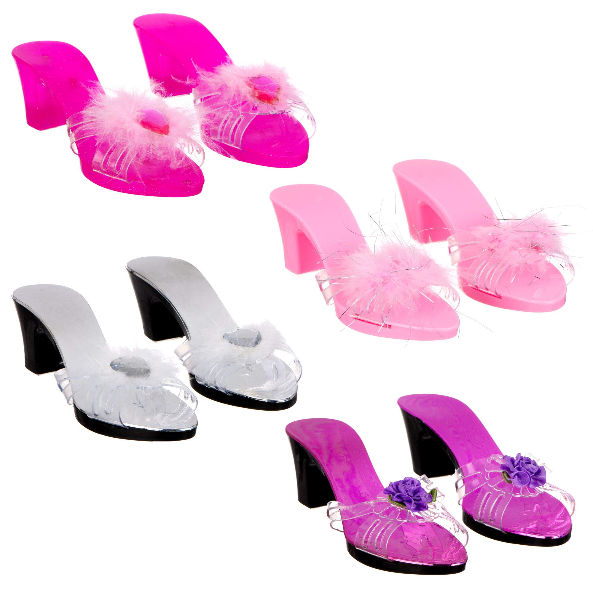Princess Expressions Girls Dress Shoes (Pack of 4)