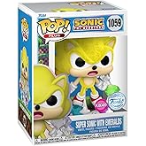 Funko Pop Plus: Sonic - Super Sonic with Emeralds - Sonic The Hedgehog - Amazon Exclusive - Collectable Vinyl Figure - Gift Idea - Official Products - Video Games Fans