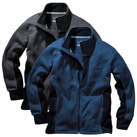 Stooker Hero Herren Fleece Troyer Outdoor Wear Zip Sweat Strickfleece Jacke Kamloops