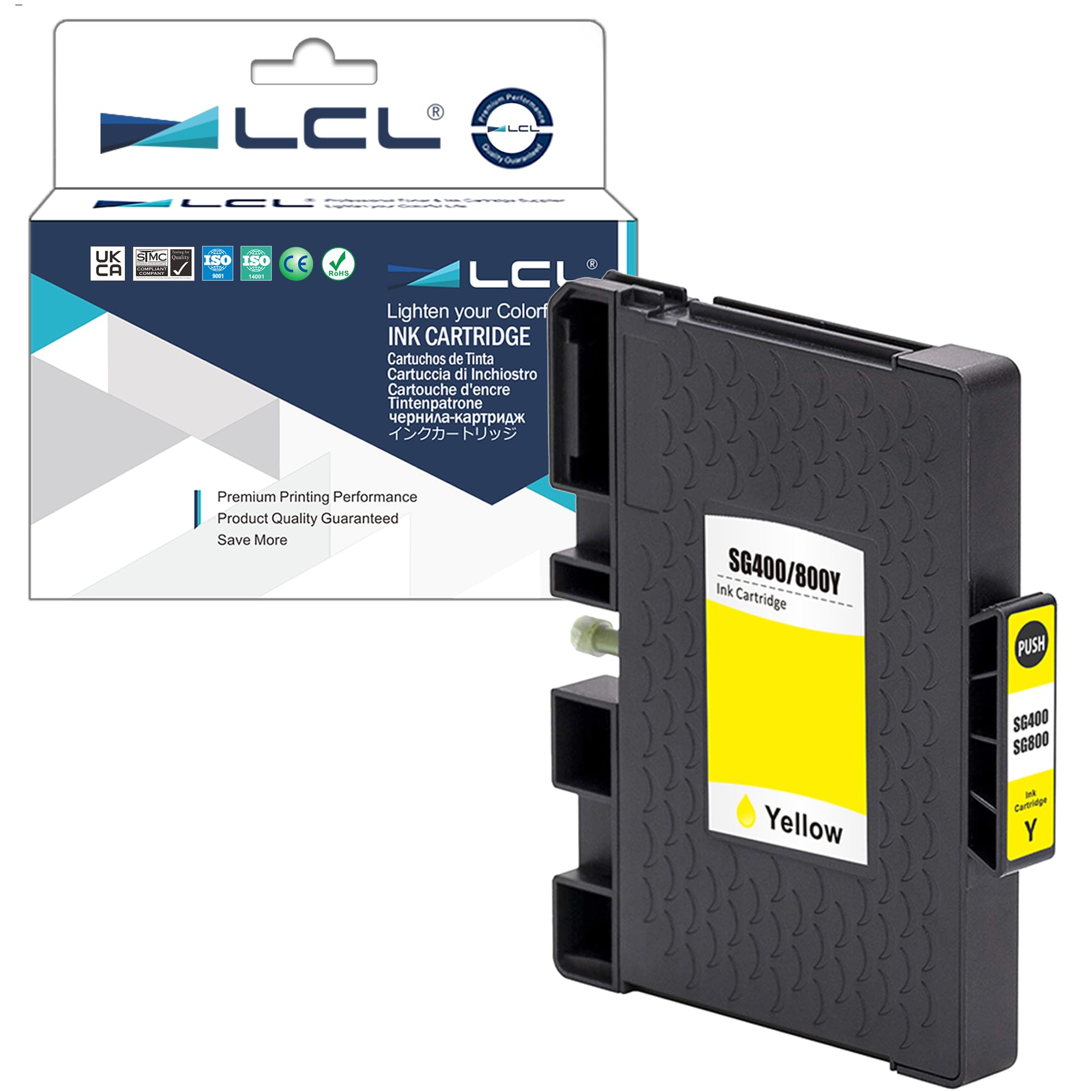 LCL Compatible Sublimation Ink SG400 SG800 SG400NA SG800NA PRINTAN DINK High Yield (1PK Y) Replacement for Virtuoso Sawgrass SG400 SG800 SG400NA EU SG800NA Sublimation Printer SG3110 SG2100N SG3100