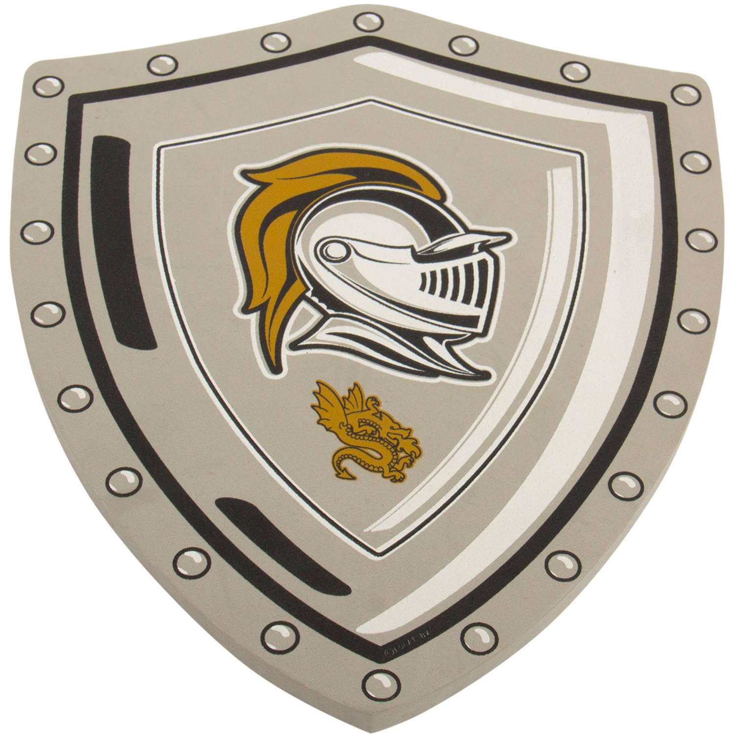 Knight Shield for Young Knight, Made From Plastic. Fancy Dress Accessory