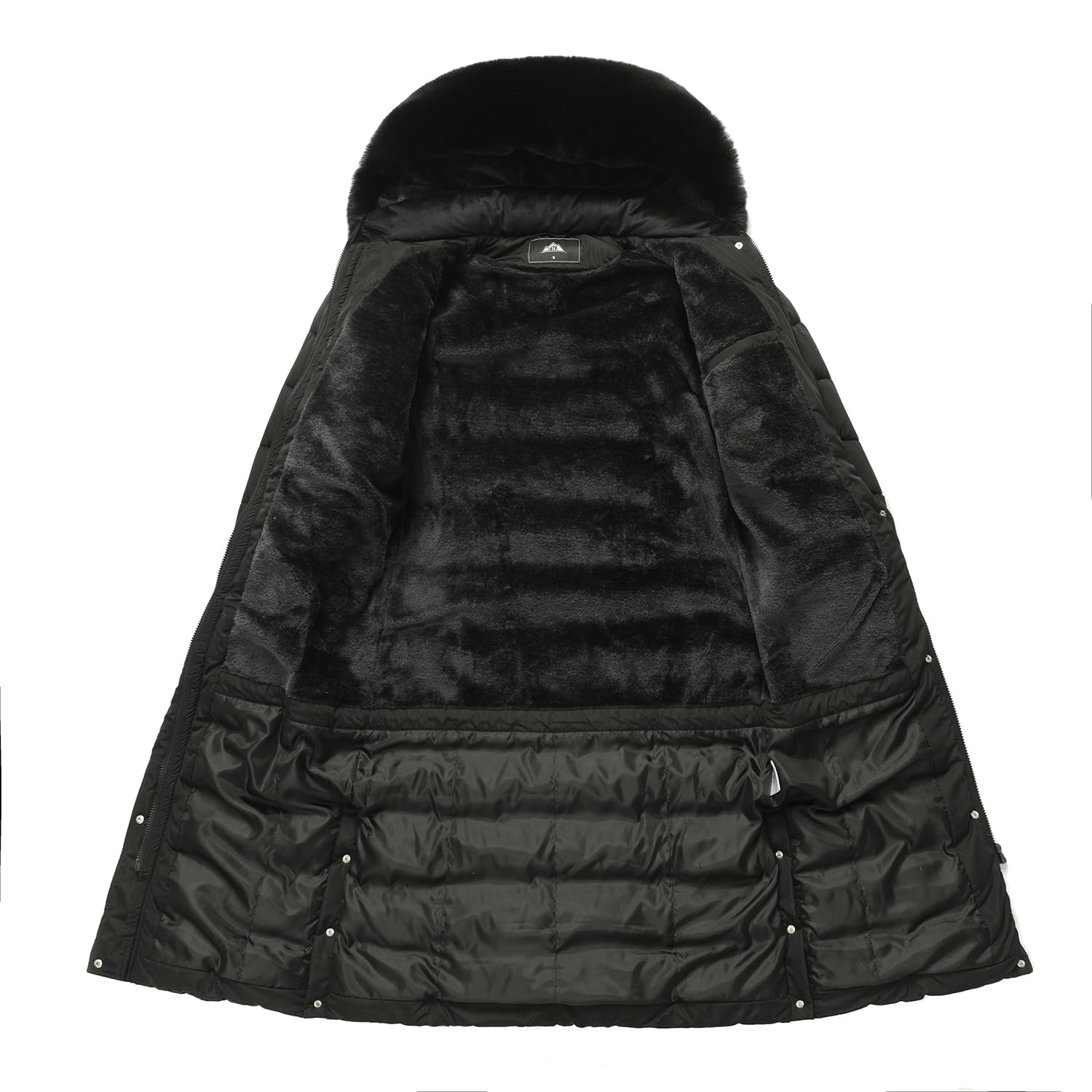 MOERDENG Women's Waterproof Long Winter Coat Thickened Down Alternative Jacket Warm Puffer Jacket Parka