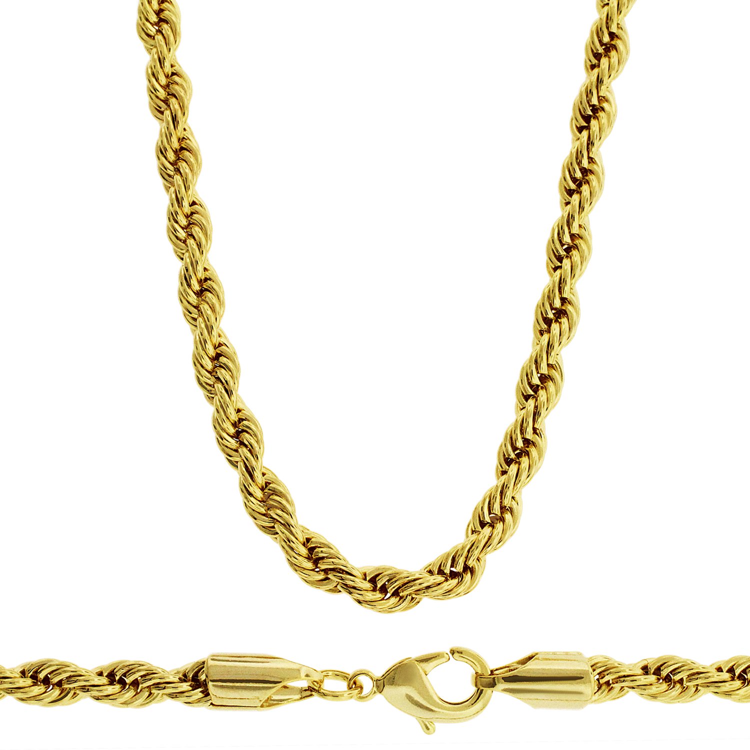 Buy Luxury Rope Chain Necklace - 18 k 