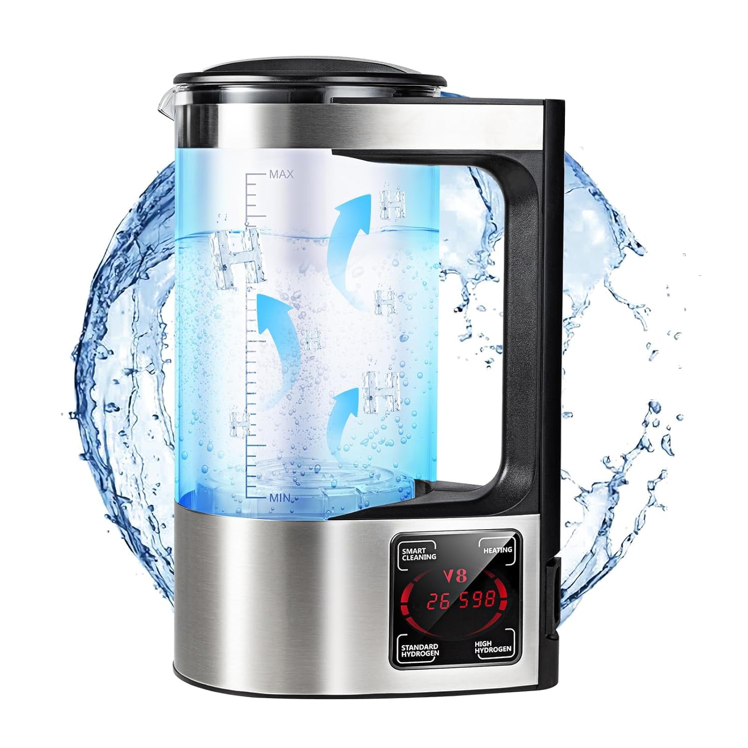 Photo 1 of Hydrogen Water Bottle 68oz, Hydrogen Water Bottle Generator with SPE and PEM Technology, Alkaline Hydrogen Water Machine, Balanced Water PH Levels
