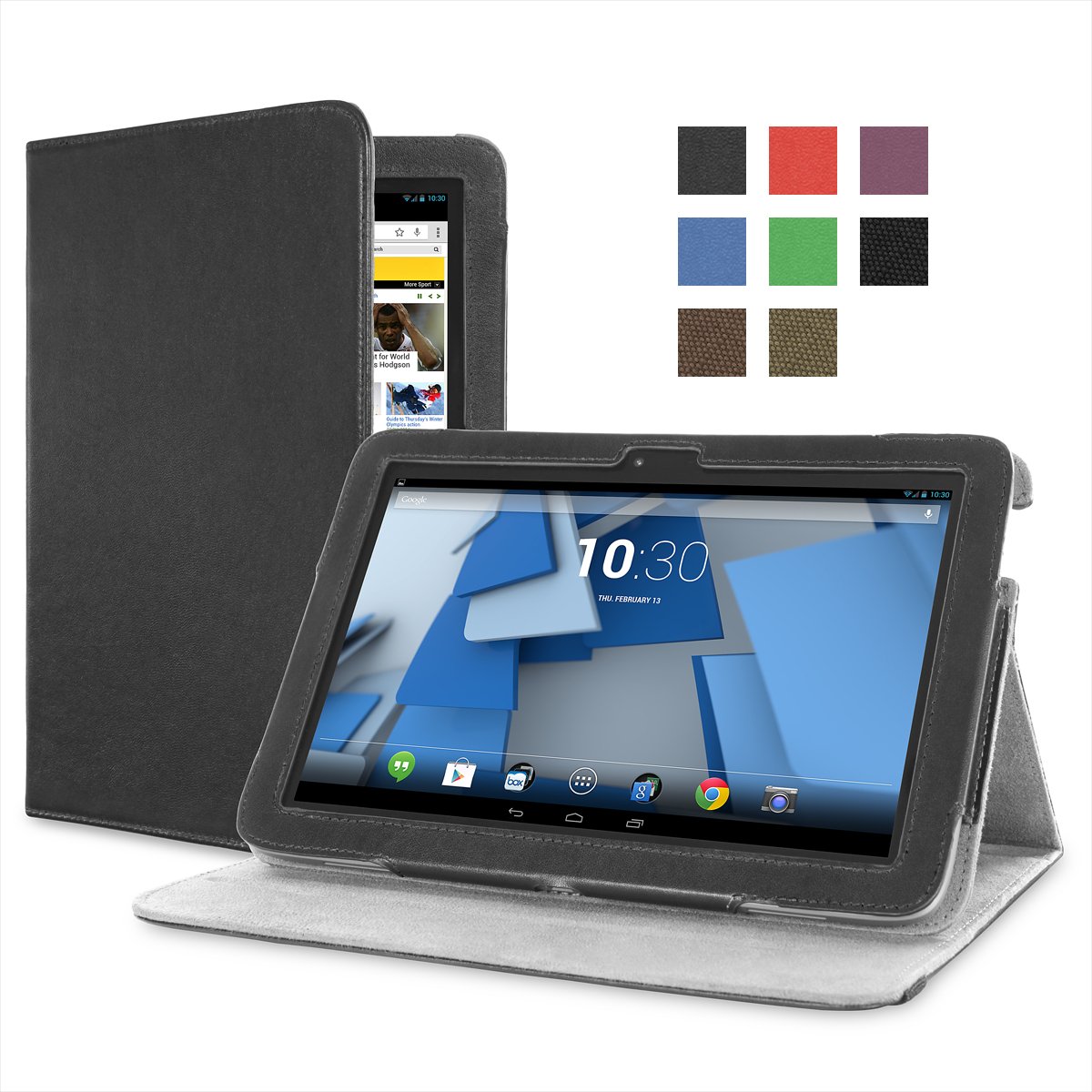CoverUp HP Slate 10 HD (10inch) Tablet Version Stand Cover Case