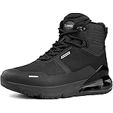 CENNID Men's Waterproof Work Tactical Boot Non-Slip Boots Lightweight All Day Comfortable Motorcycle Combat Hiking Boots