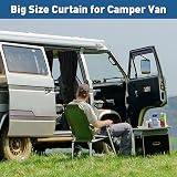 ZATOOTO Campervan Privacy Curtain 180cm x 100cm Suede Fabric Magnetic view 5
