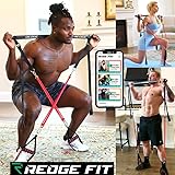 Redge Fit Complete Portable Home Gym Workout Set I Resistance Bands for Beginners to Elite Athletes I Collapsible Resistance 