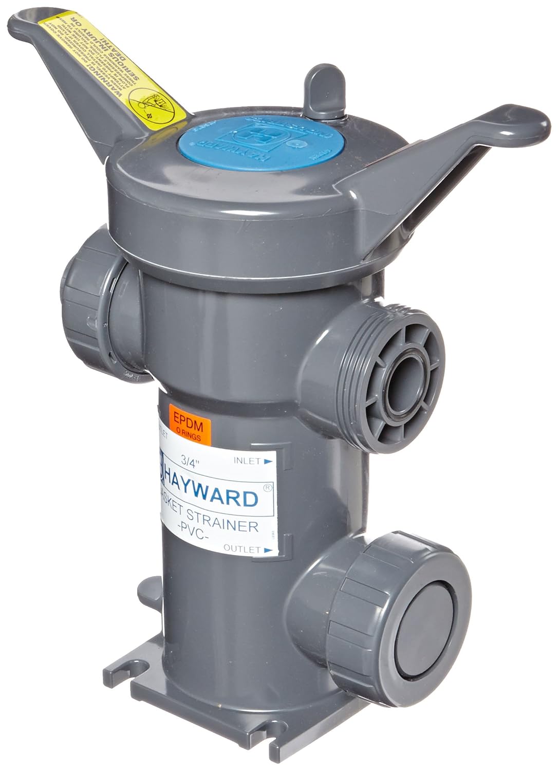 Hayward PVC Simplex Strainer, EPDM Seal, 3/4" Socket/Threaded