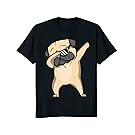 Mens Dabbing Pug Shirt - Cute Funny Dog Dab T-Shirt 2XL Black