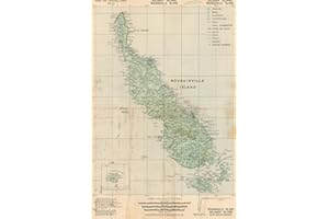 Bougainville Island Map Journal: Vintage Map Notebook