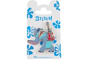 DISNEYPARKS Disney Pin - Disneyland Paris DLP - Lilo & Stitch - Stitch Jamming Guitar