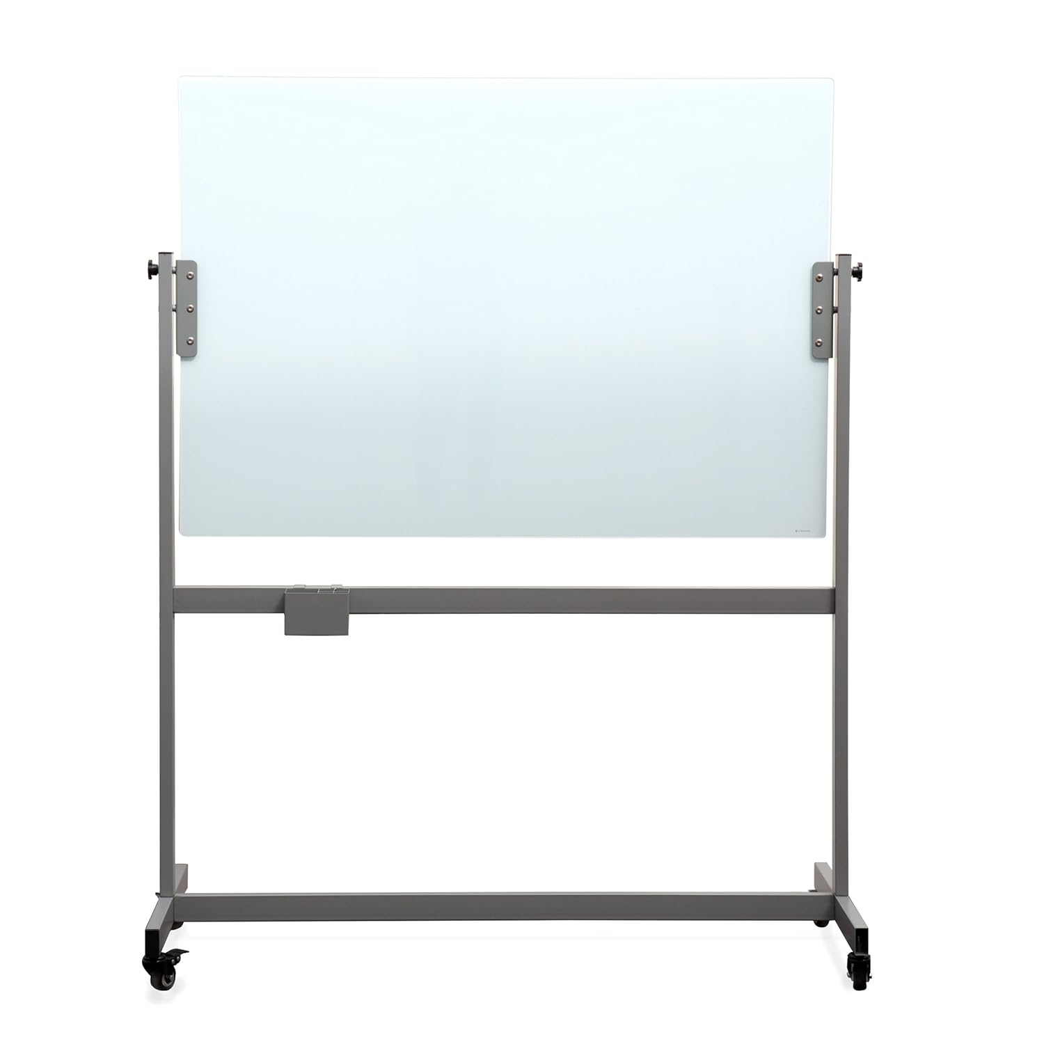 DoubleSided Rolling Easel White Frosted Surface 47 x 35 U Brands