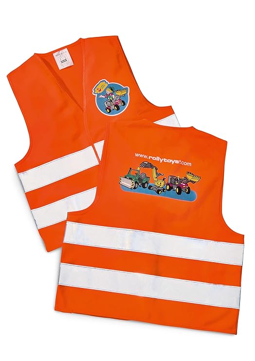 RollyToys rollySafety vest (für Jungen und Mädchen, Einheitsgröße, Reflektoren) 558698