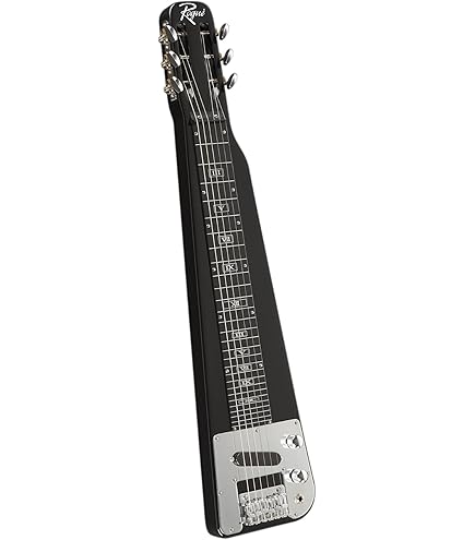 Rogue RLS-1 Lap Steel Guitar with Stand and Gig Bag Metallic
