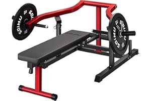 GOIMU Chest Press Machine, Z1-PRO Weight Bench Press Machine with Independent Arms, Adjustable Flat Incline Bench Press for Chest, AB Workout Home Gym Equipment