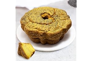 COFFEECAKES Traditional Lemon Poppy Seed Coffee Cake - Fresh and Moist - Kosher Certified & Trans Fats Free- Citrusy Lemon Flavored Cinnamon Coffee Cake Gift for Special Occasions - 1.75 Pound