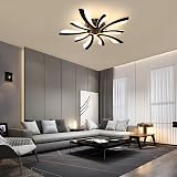 Comely LED Ceiling Lamp 50W 5625LM 72cm Warm White 3000K Black view 8