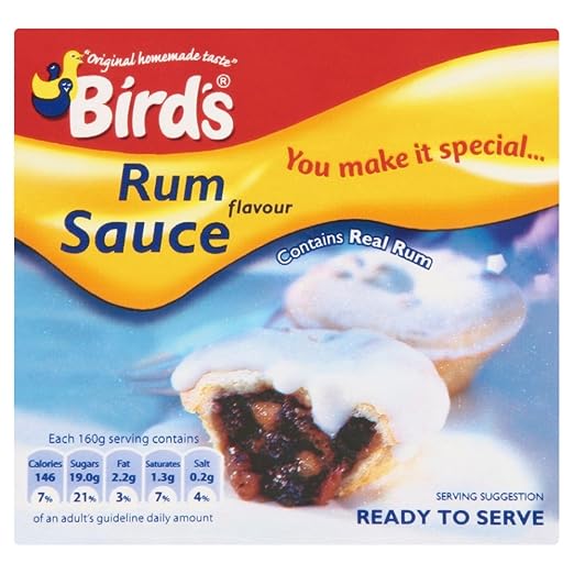 Bird's Rum Flavour Sauce, 500 g Amazon.co.uk Grocery