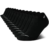 Calvin Klein Womens No Show Socks - 12 Pack Soft Cotton Blend Lightweight Athletic Low Cut Running Socks for Women