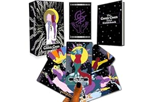 Ripe Avocado Witch The Cosmic Coven Tarot Deck with Guidebook | 78+1 Cards with Silver Gilded Edges and Foil Back | Premium Card Stock