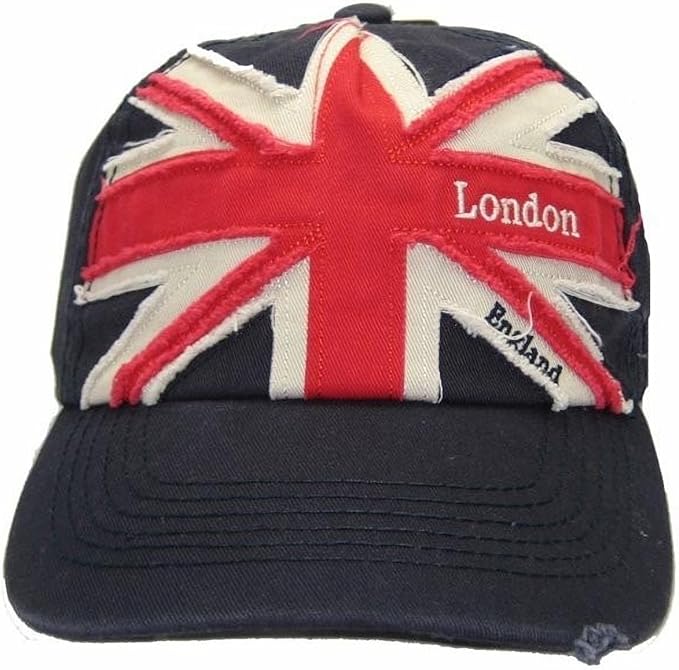 Amazon メンズ ユニオンジャック London イギリス ファッションキャップ 男性用 ワンサイズ ネイビー 赤 キャップ 通販